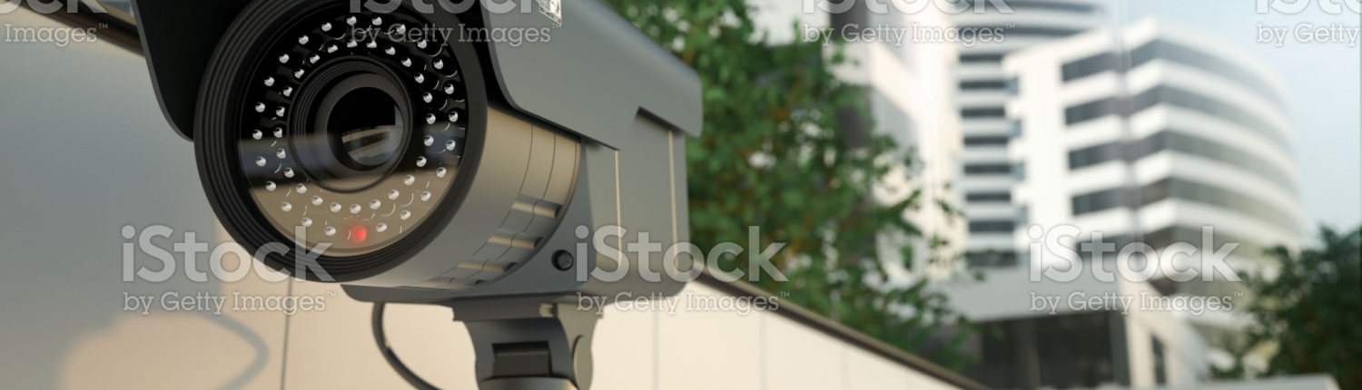 Security camera in the city